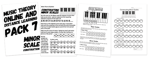 Music theory intervals worksheets on intervalsfor distance learning and online study