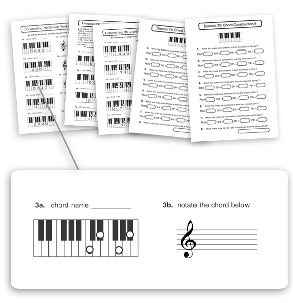 music theory worksheets to print as PDF documents