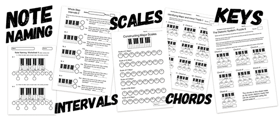 music theory worksheets for music teachers