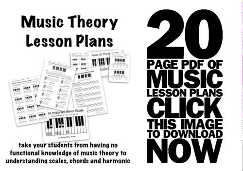printable PDF music theory worksheets