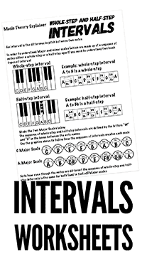 download free a musical intervals worksheet for your classroom now