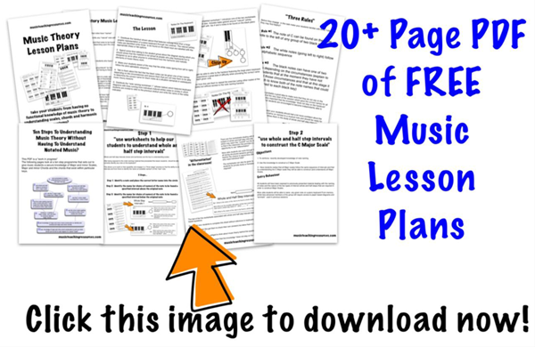 Basic music teaching resources and music lesson plans